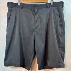 Nike Men's Black Flat Front Shorts